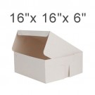 Cake Boxes - 16" x 16" x 6" ($5.50/pc x 25 units)